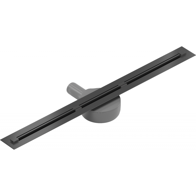 Mexen Flat 360° Super Slim forgó zuhanyfolyóka 60 cm, Fekete - 1751060