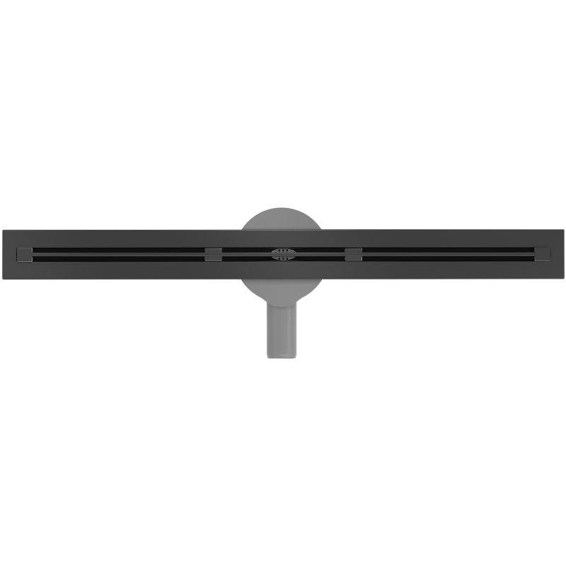 Mexen Flat 360° Super Slim forgó zuhanyfolyóka 60 cm, Fekete - 1751060