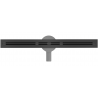 Mexen Flat 360° Super Slim forgó zuhanyfolyóka 60 cm, Fekete - 1751060