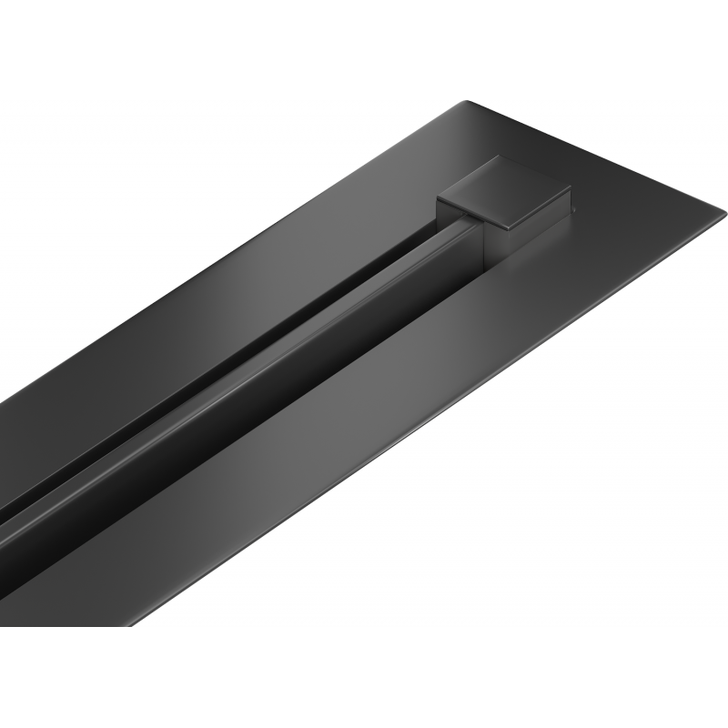 Mexen Flat 360° Super Slim forgó zuhanyfolyóka 60 cm, Fekete - 1751060