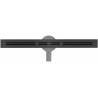 Mexen Flat 360° Super Slim forgó zuhanyfolyóka 70 cm, Fekete - 1751070
