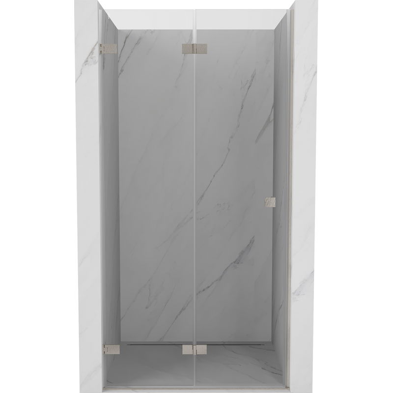 Mexen Lunar-F ușă de duș pliabilă stânga 95 cm, transparentă, nichel periat - 836-095-000-97-00-L