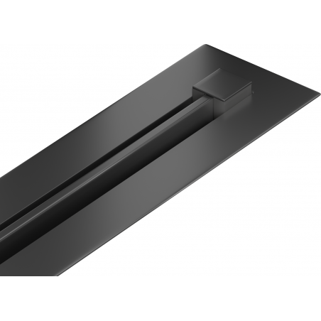 Mexen Flat 360° Super Slim forgó zuhanyfolyóka 80 cm, Fekete - 1751080