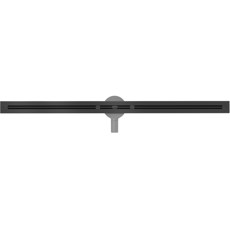 Mexen Flat 360° Super Slim forgó zuhanyfolyóka 110 cm, Fekete - 1751110