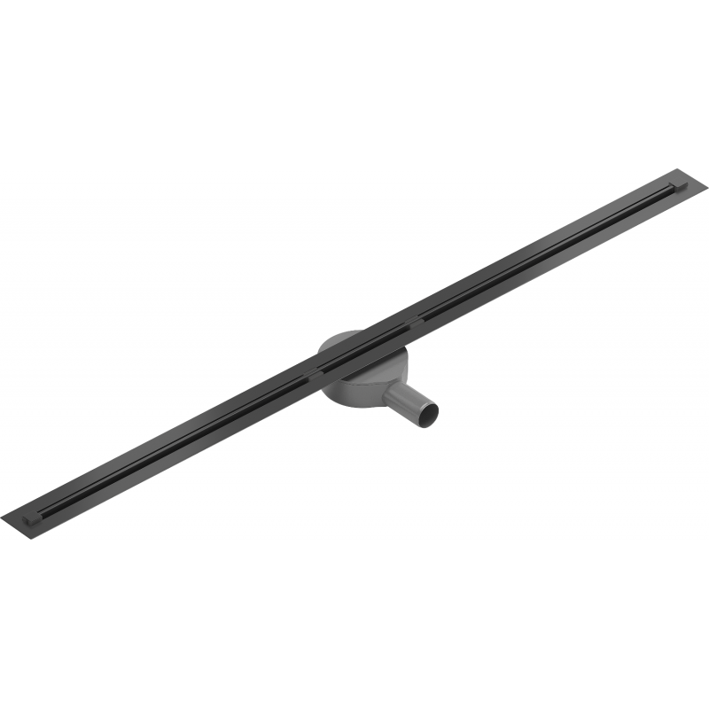 Mexen Flat 360° Super Slim forgó zuhanyfolyóka 120 cm, Fekete - 1751120