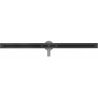 Mexen Flat 360° Super Slim forgó zuhanyfolyóka 140 cm, Fekete - 1751140