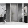 Mexen Lunar-F uși de duș pliante dreapta 75 cm, transparent, auriu - 836-075-000-50-00-P