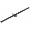 Mexen Flat 360° Super Slim forgó zuhanyfolyóka 140 cm, Fekete - 1751140
