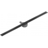 Mexen Flat 360° Super Slim scurgere liniară rotativă 140 cm, Neagră - 1751140