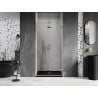 Mexen Lunar-F uși de duș pliante dreapta 75 cm, transparent, auriu - 836-075-000-50-00-P
