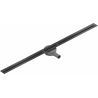 Mexen Flat 360° Super Slim forgó zuhanyfolyóka 140 cm, Fekete - 1751140