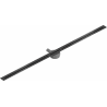 Mexen Flat 360° Super Slim scurgere liniară rotativă 180 cm, Neagră - 1751180
