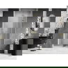 Mexen Lunar-F ușă de duș pliabilă dreapta 85 cm, transparentă, auriu periat - 836-085-000-55-00-P