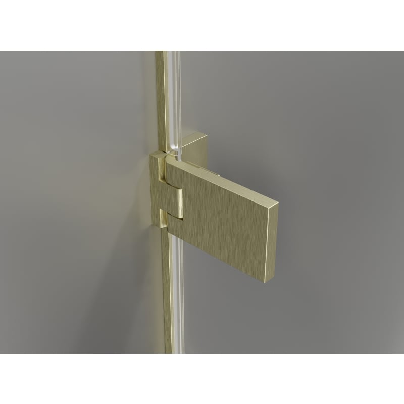 Mexen Lunar-F uși duș pliabile dreapta 95 cm, transparent, auriu periat - 836-095-000-55-00-P