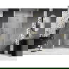 Mexen Lunar-F uși de duș pliante dreapta 95 cm, transparent, auriu periat - 836-095-000-55-00-P