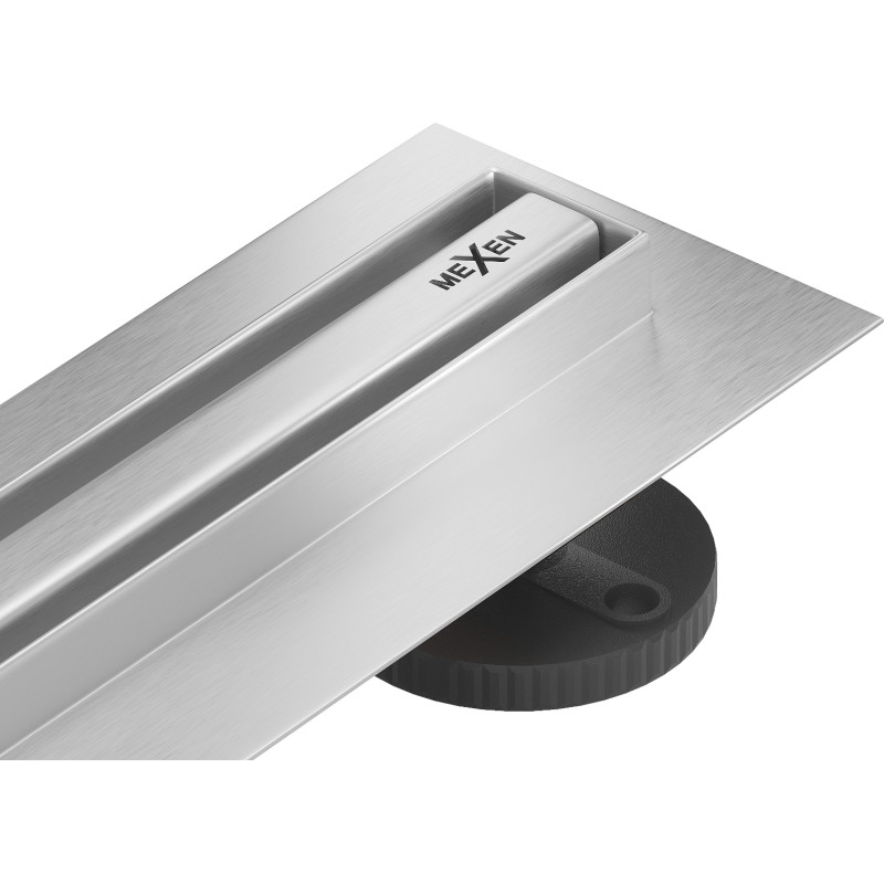 Mexen Flat 360° Slim forgatható vonali lefolyó 140 cm, inox - 1041140