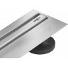 Mexen Flat 360° Slim forgó zuhanyfolyóka 140 cm, Króm - 1041140