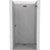 Mexen Lunar-F ușă de duș pliabilă dreapta 65 cm, transparent, aur roz - 836-065-000-60-00-P