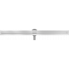 Mexen Flat 360° Slim forgó zuhanyfolyóka 140 cm, Króm - 1041140
