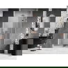 Mexen Lunar-F uși de duș pliabile dreapta 95 cm, transparent, aur roz - 836-095-000-60-00-P