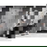 Mexen Lunar-F uși de duș pliante dreapta 65 cm, transparent, cupru periat - 836-065-000-65-00-P