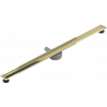 Mexen Flat 360° Slim forgó zuhanyfolyóka 130 cm, Arany - 1541130