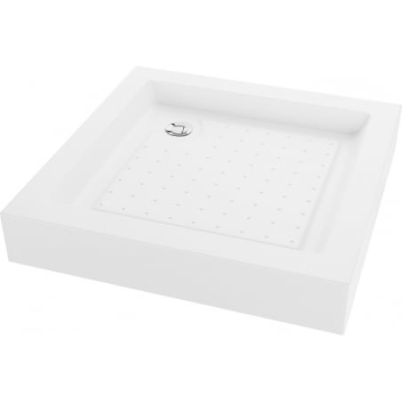 Mexen Rio cadă pentru duș pătrată 70 x 70 cm, Albă - 45107070