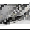 Mexen Lunar L uși de duș batante dreapta 130 cm, transparent, auriu periat - 834L-130-000-55-00-P