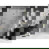 Mexen Lunar L uși de duș batante dreapta 130 cm, transparent, auriu periat - 834L-130-000-55-00-P