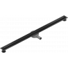 Mexen Flat 360° Slim forgó zuhanyfolyóka 140 cm, Fekete - 1741140