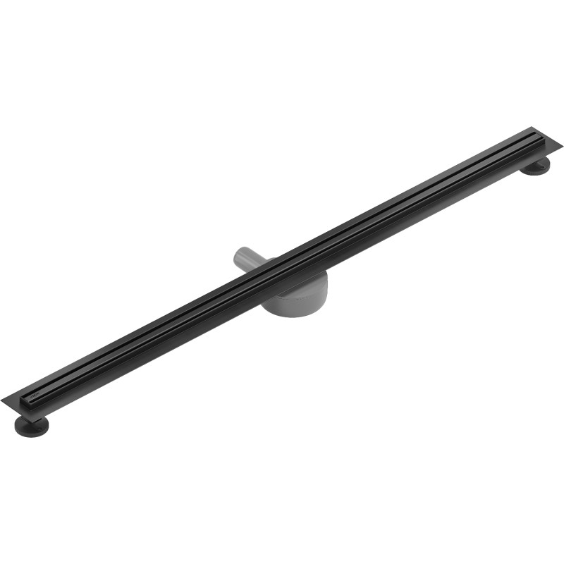 Mexen Flat 360° Slim forgatható lineáris lefolyó 180 cm, fekete - 1741180