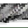 Mexen Lunar L ușă de duș articulată dreapta 90 cm, transparentă, cupru periat - 834L-090-000-65-00-P