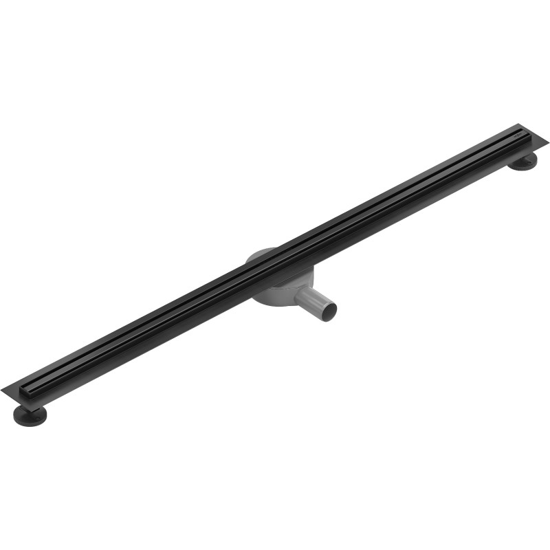 Mexen Flat 360° Slim forgatható lineáris lefolyó 180 cm, fekete - 1741180