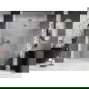 Mexen Lunar L uși de duș cu balamale dreapta 135 cm, transparent, cupru periat - 834L-135-000-65-00-P