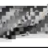 Mexen Lunar L ușă de duș batantă dreaptă 115 cm, transparent, gri pistol periat - 834L-115-000-66-00-P