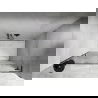Mexen Lunar L ușă de duș rabatabilă dreaptă 130 cm, transparent, gri pistol periat - 834L-130-000-66-00-P