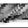 Mexen Lunar L ușă de duș batantă dreaptă 95 cm, transparent, negru - 834L-095-000-70-00-P