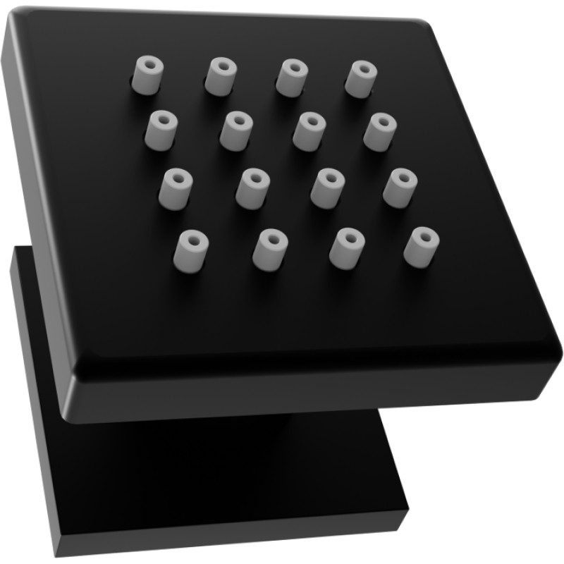 Mexen Cube duză laterală aparentă, neagră - 79360-70