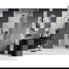 Mexen Lunar L ușă de duș pivotantă dreapta 115 cm, transparentă, gun metal - 834L-115-000-95-00-P