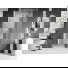 Mexen Lunar L uși de duș batante dreapta 120 cm, transparent, nichel periat - 834L-120-000-97-00-P
