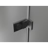 Mexen Lunar-F ușă de duș pliante dreapta 70 cm, transparentă, gri armă periat - 836-070-000-66-00-P