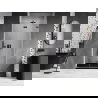 Mexen Lunar-F uși de duș pliabile dreapta 95 cm, transparente, gri armă periat - 836-095-000-66-00-P