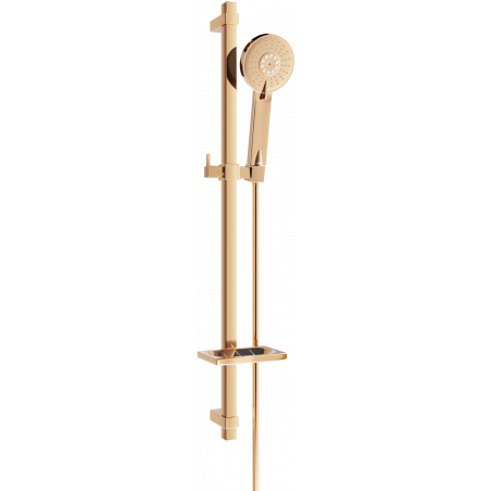 Mexen DQ40 set de duș glisant, aur roz - 785404581-60