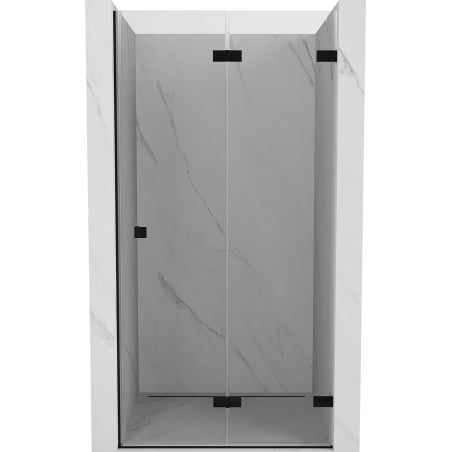 Mexen Lunar-F uși de duș pliabile dreapta 85 cm, transparent, negru - 836-085-000-70-00-P