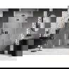 Mexen Lunar-F uși de duș pliante dreapta 95 cm, transparent, negru - 836-095-000-70-00-P