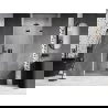 Mexen Lunar-F uși de duș pliante dreapta 95 cm, transparent, negru - 836-095-000-70-00-P