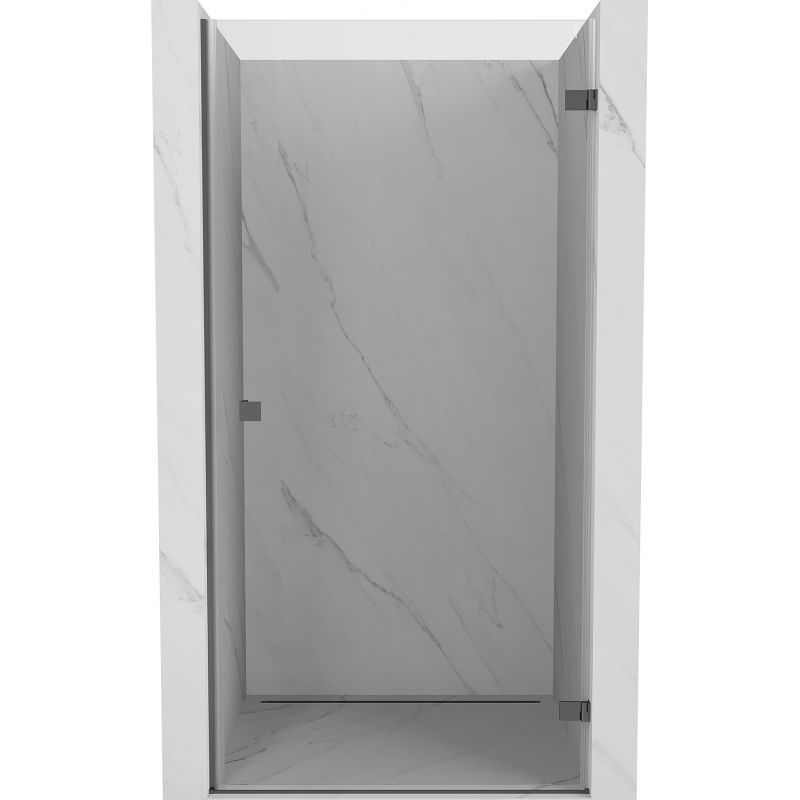 Mexen Lunar-B uși de duș cu deschidere spre dreapta 95 cm, transparent, gun metal - 832-095-000-95-00-P