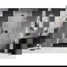 Mexen Lunar-B uși de duș cu deschidere spre dreapta 95 cm, transparent, gun metal - 832-095-000-95-00-P