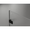 Mexen Lunar-F uși de duș pliabile dreapta 100 cm, transparente, negre - 836-100-000-70-00-P