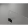 Mexen Lunar-F uși de duș pliabile dreapta 100 cm, transparente, negre - 836-100-000-70-00-P